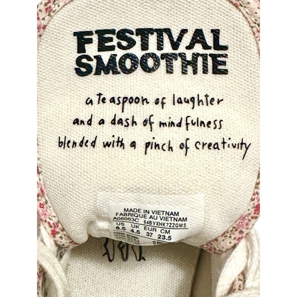 Converse Chuck Taylor Platform Womens 6.5 Shoe Canvas Egret Sneaker High A06063C - Picture 10 of 11